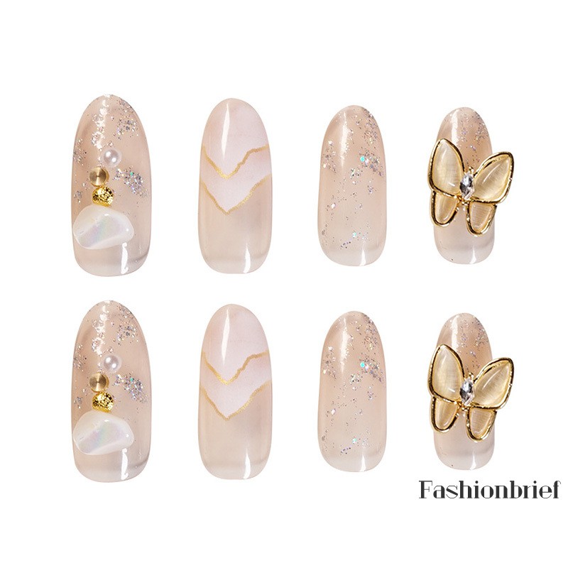 Set 24 móng tay giả dùng trang trí móng nghệ thuật