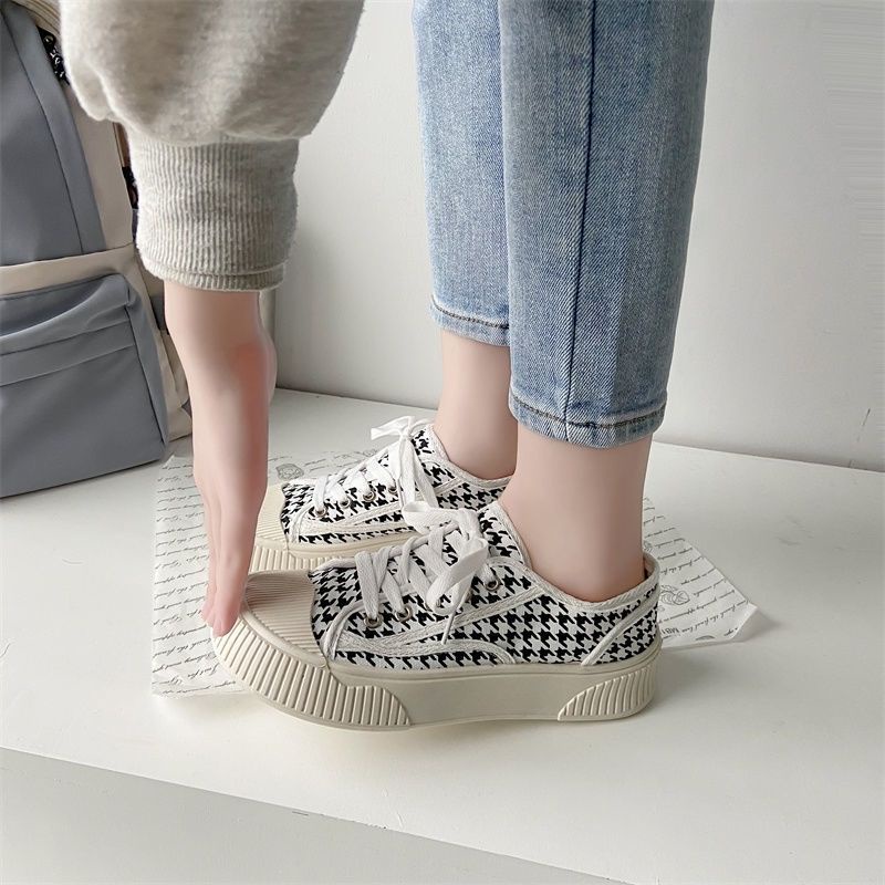 Giày canvas Đế Dày Mẫu Mới 2022 Phong Cách retro Hong Kong TTH203