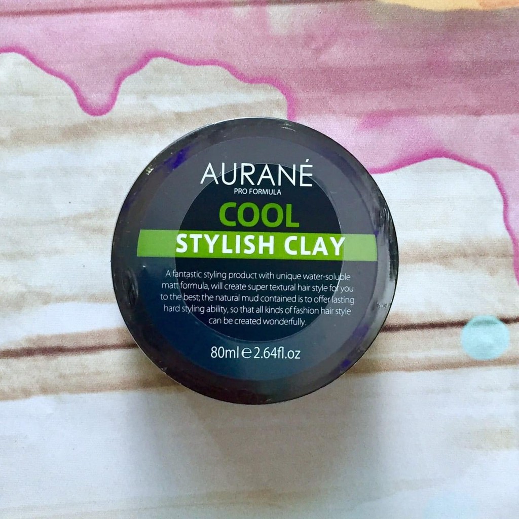 Chính Hãng - Sáp Vuốt Tóc Tạo Kiểu Mờ Aurane Cool Stylish Clay 80ml