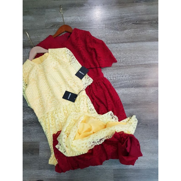 Váy ren DKNY hàng dư xịn màu cực sang