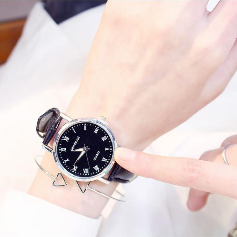 đồng hồ thời trang nam nữ  quartz mặt la mã M25