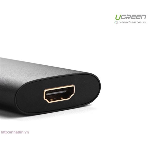 Cáp chuyển đổi VGA to HDMI + Audio 40264 màu đen chính hãng Ugreen cao cấp
