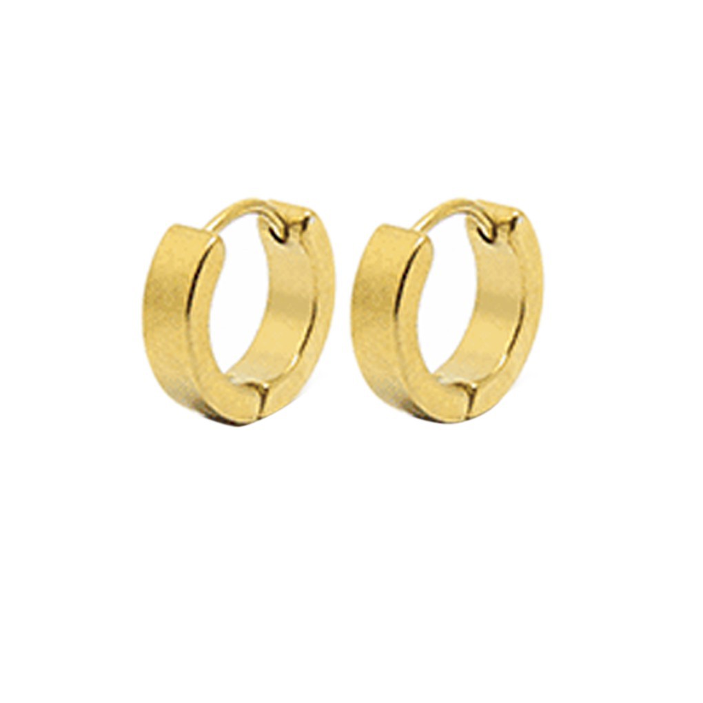 Đôi khuyên tai bằng thép không gỉ thiết kế đơn giản