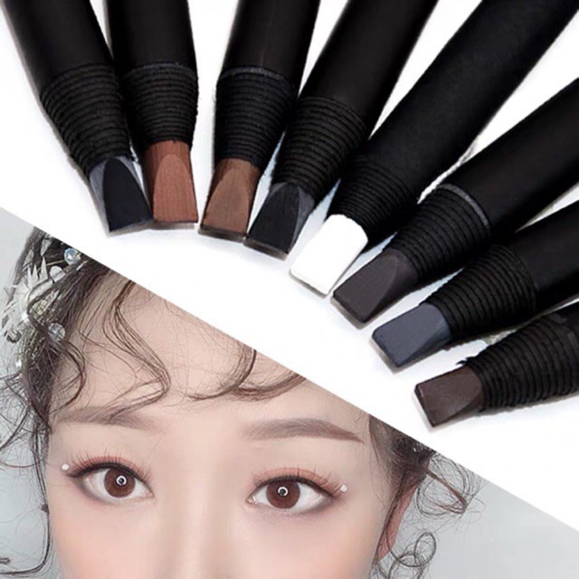 Chì xé kẻ mày phẩy sợi Milano4D lâu trôi, chì kẻ mày chống thấm nước gần như hoà lẫn với chân mày thật