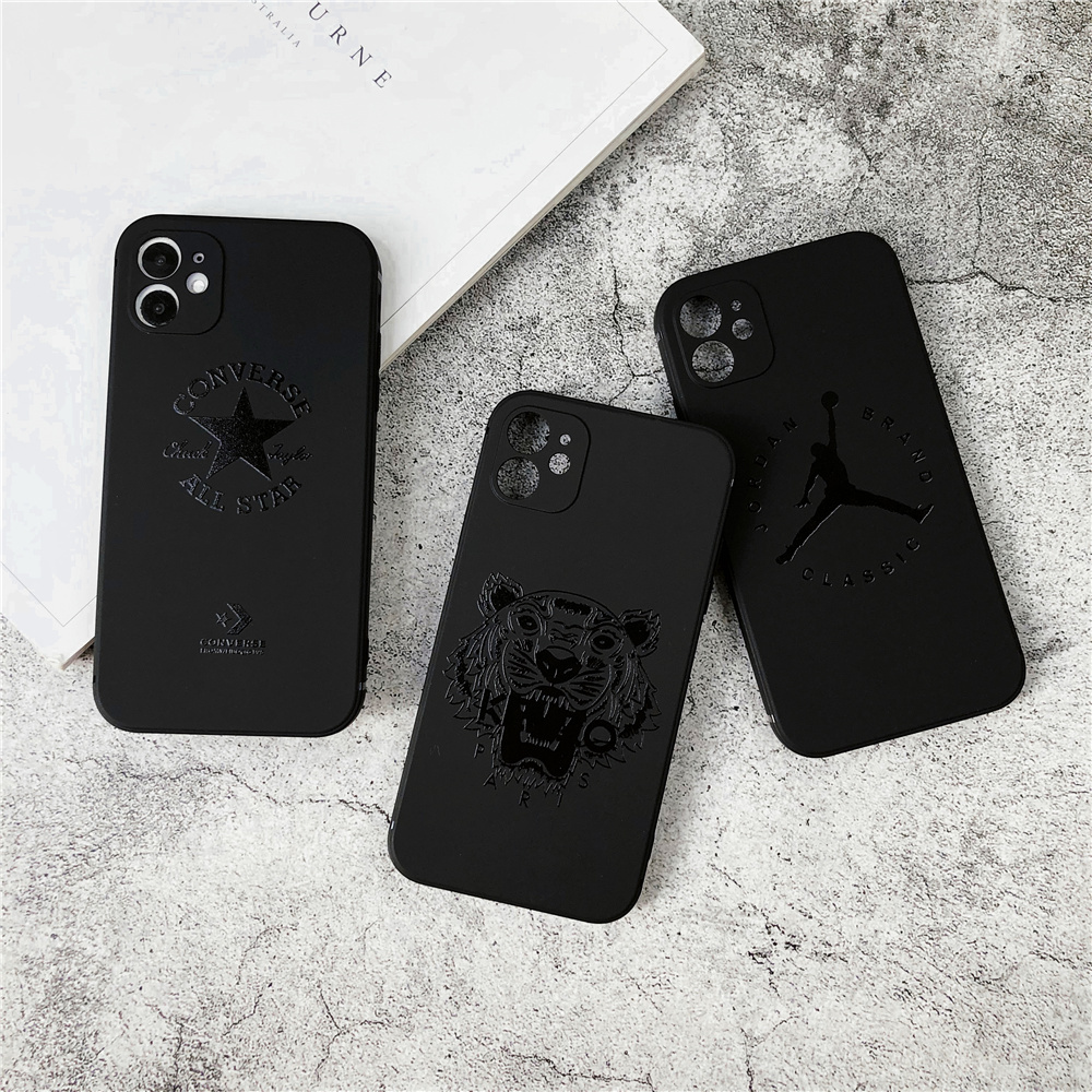 Ốp Điện Thoại TPU Mềm In Logo Converse Jordan Cho iPhone 13 pro Max iPhone 12pro Max SE2 11 pro Max X XS XR XSMAX 7 8 Plus
