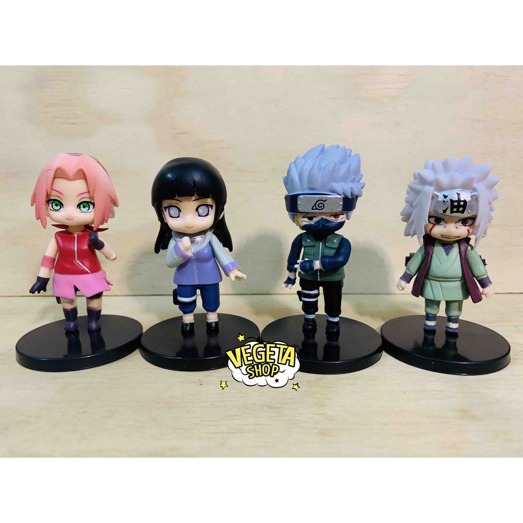 Mô hình Naruto - Bán lẻ tùy chọn 12 mẫu Naruto Sasuke Itachi Gaara Kakashi Hinata Sakura Jiraiya - Cao 7cm