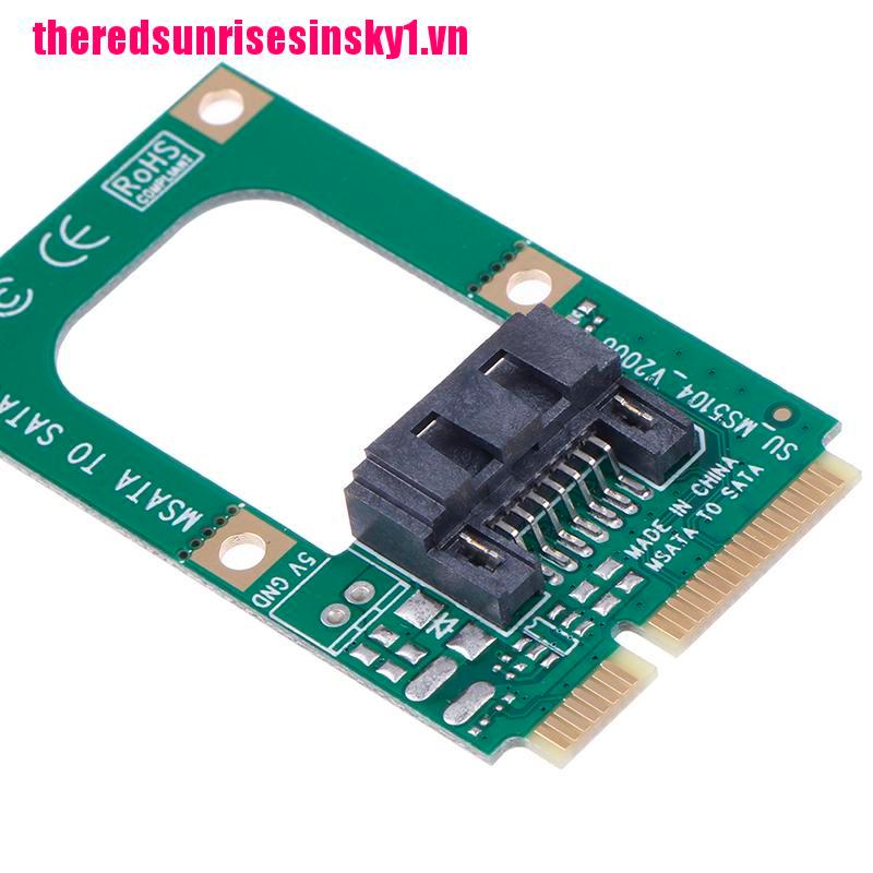 (3C) Giắc Chuyển Đổi Msata Sang Sata / 7pin Ổ Cứng Ssd Sata 3.0