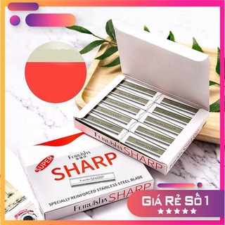 Hộp 10 cây- dao cạo lông mày