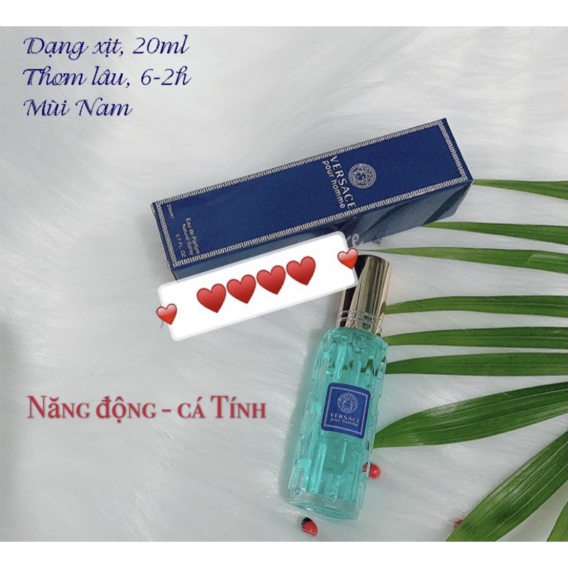 [Chính Hãng] NƯỚC HOA NAM MINI DẠNG XỊT 20ML