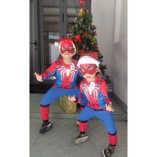 Bộ siêu nhân nhện Dạ Quang quần dài kèm nón , Spider-Man thiết kế độc quyền- đẹp nhức nhối