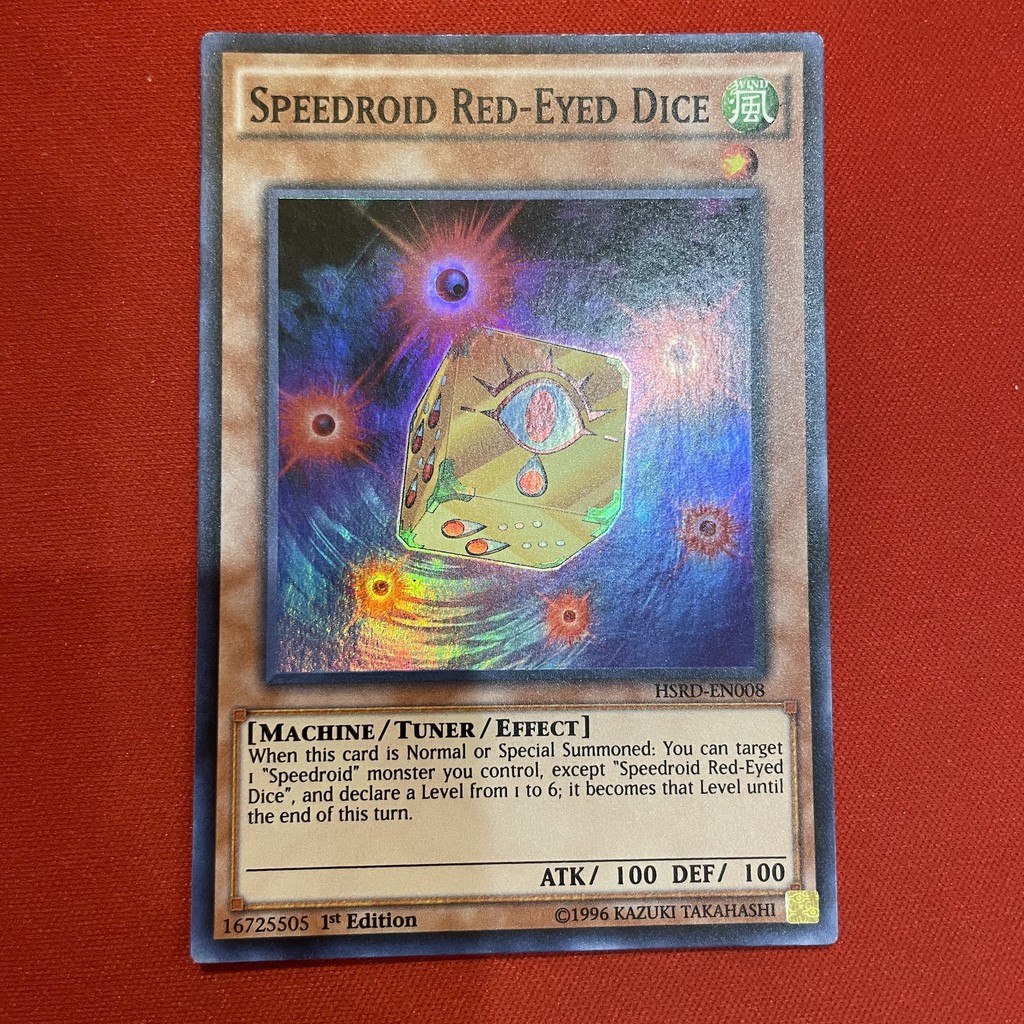 [EN-JP][Thẻ Bài Yugioh Chính Hãng] Speedroid Red-Eyed Dice