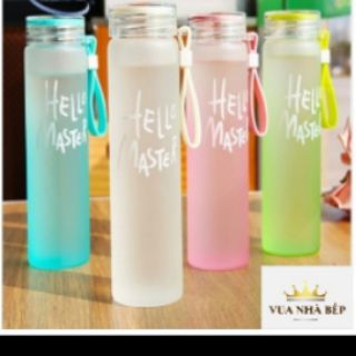 Giá bất chấp❤️Bình nước thủy tinh❤️Hello master 500ml