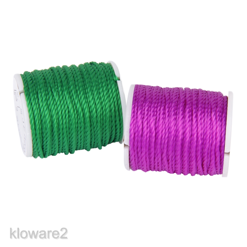 Set 10 cuộn dây nylon xâu chuỗi hạt 1mm dành cho làm vòng đeo tay DIY