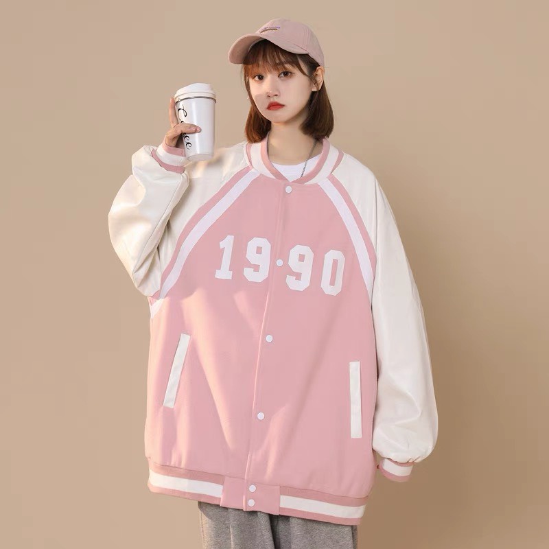 Áo Khoác Bomber 1990 Chất Dù 2 Lớp Nam Nữ Form Rộng Unisex, Áo Gió Chống Nắng Ulzzang Guvia