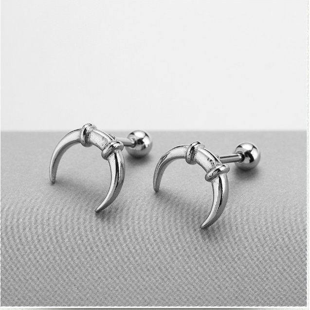 Bông Tai Nam Titan Không Rỉ TT 4118 - 1 Cặp