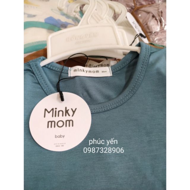 Bộ Thun Lạnh Cạp Cao MINKY MOM Hàng Quảng Châu Cho Bé (SP000837)