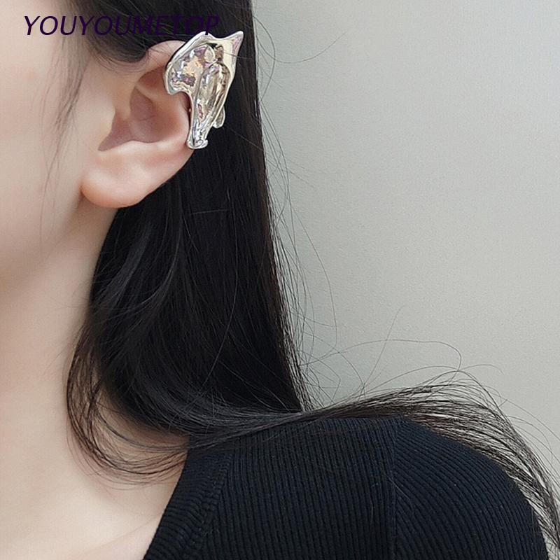 Khuyên Kẹp Vành Tai Kim Loại Hình Tai Yêu Tinh Độc Đáo