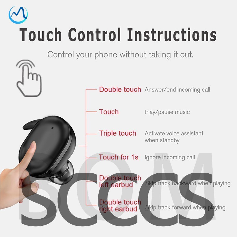 Tai nghe Y30 Tws Bluetooth 5.0 4d âm thanh sống động chất lượng cao tiện lợi