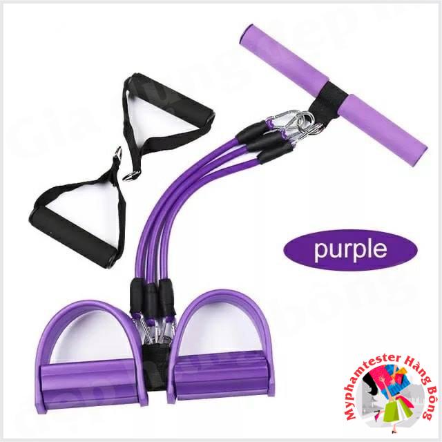 Dây tập bụng bằng đạp chân