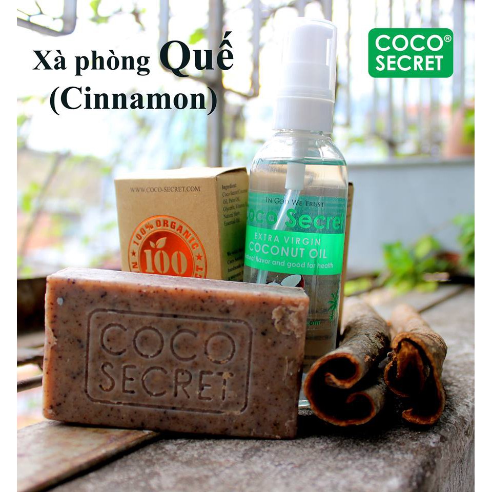 Xà Phòng Dầu Dừa Quế