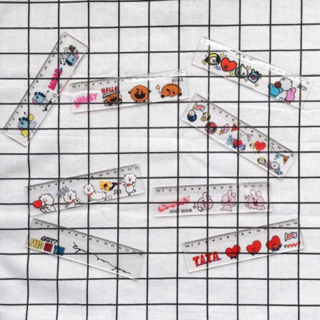 Thước kẻ nhân vật BTS Answers