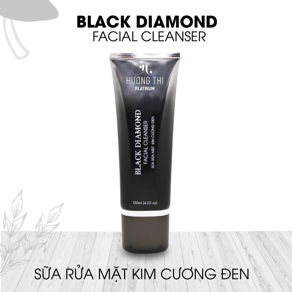 SỮA RỬA MẶT KIM CƯƠNG ĐEN BLACK DIAMOND FACIAL CLEANSER 100ML HƯƠNG THỊ PLATINUM