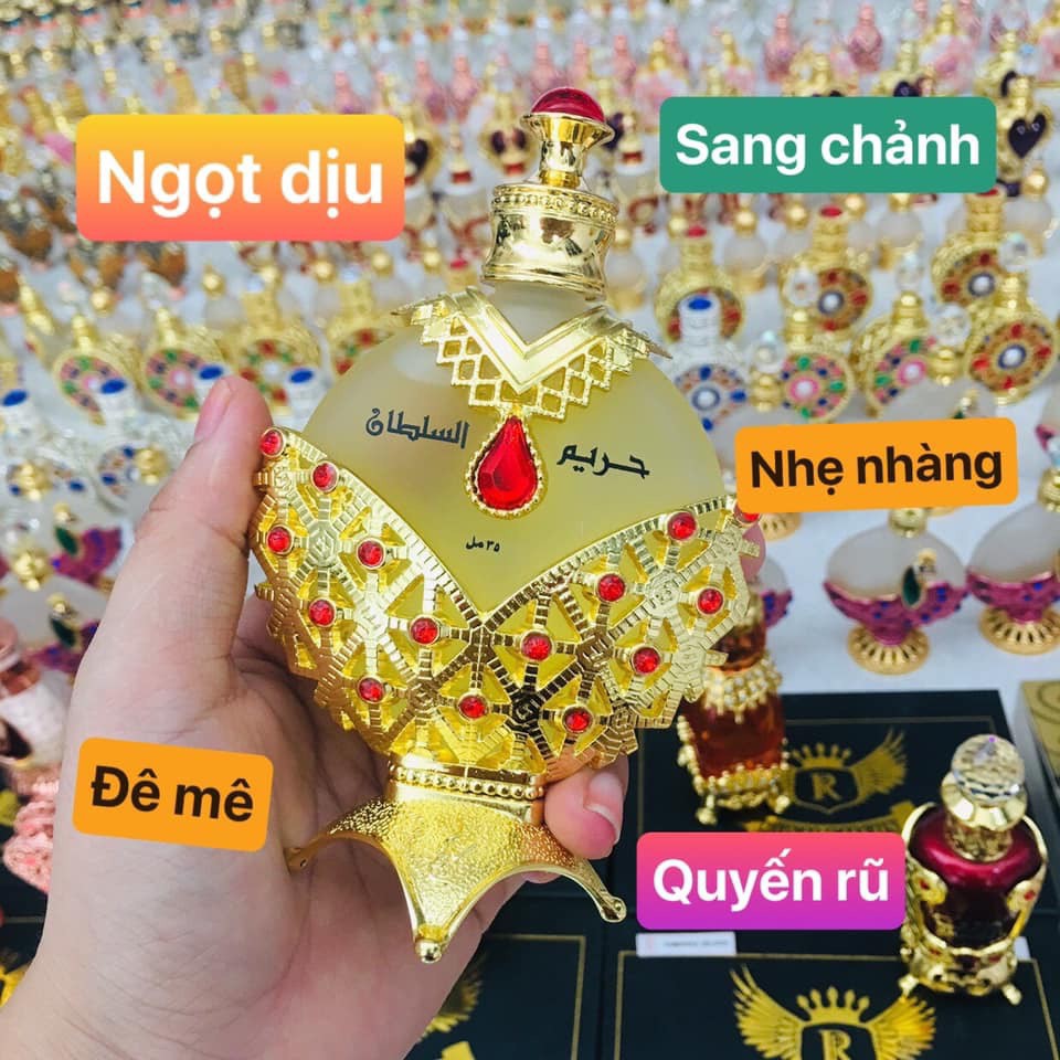 Tinh Dầu Nước Hoa Nữ Hoàng Đỏ HAREEM AL SULTAN - Hàng Nội Địa DUBAI - HABA DUBAI