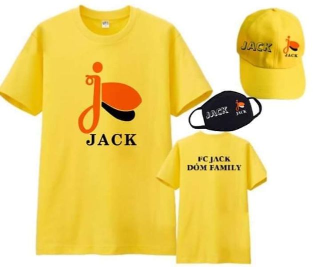 Combo Áo Jack Màu Vàng  FREESHIP  Giảm ngay 10k khi nhập [ AO JACK ] - Combo gồm 3 sản phẩm in theo yêu cầu