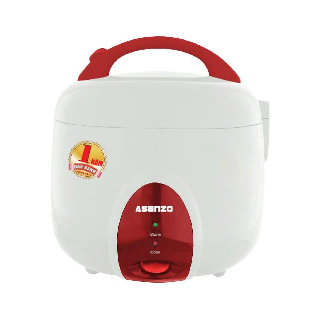 Nồi cơm điện nắp gài, lòng nồi tráng men Asanzo AR-18GW (1.8 lít) | BigBuy360 - bigbuy360.vn