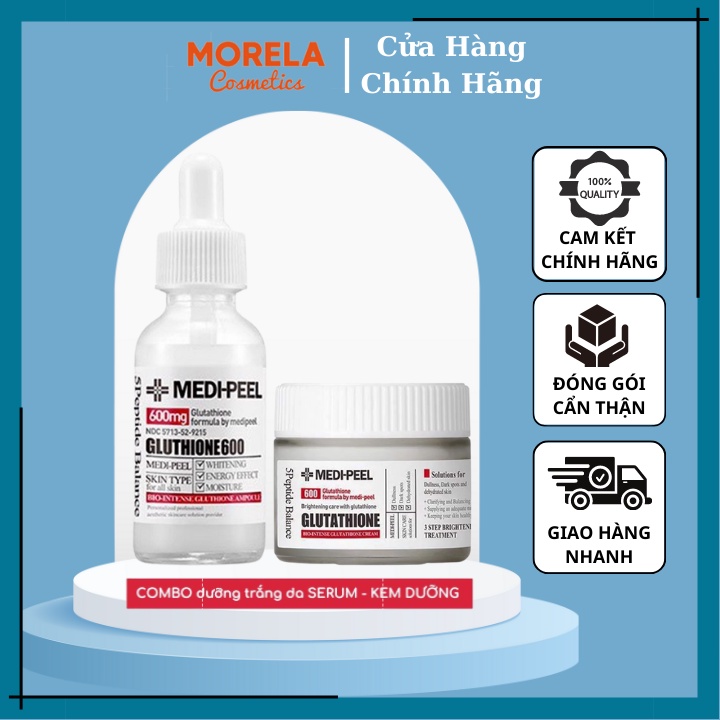 Serum Medi Peel Kem Dưỡng Trắng Da Medi-Peel Glutathione 600 Hàn Quốc tăng cường khả năng dưỡng trắng hiệu quả