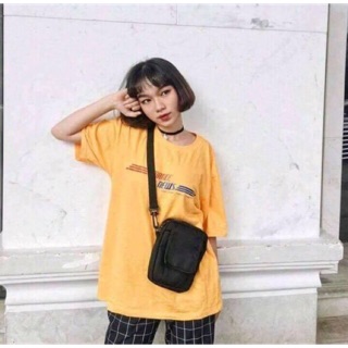 Túi đeo chéo nắp đậy trơn