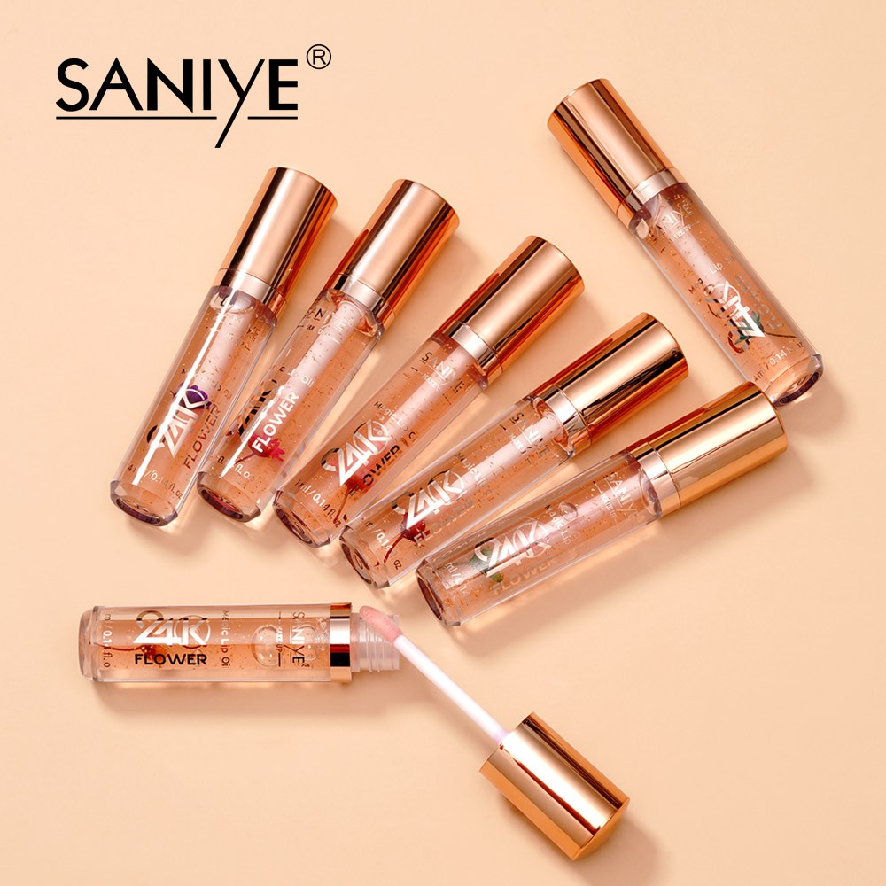 ( Mypham35 ) Son môi tinh chất vàng 24K dưỡng ẩm lâu trôi chăm sóc môi hiệu quả L1121 SANIYE 4ml