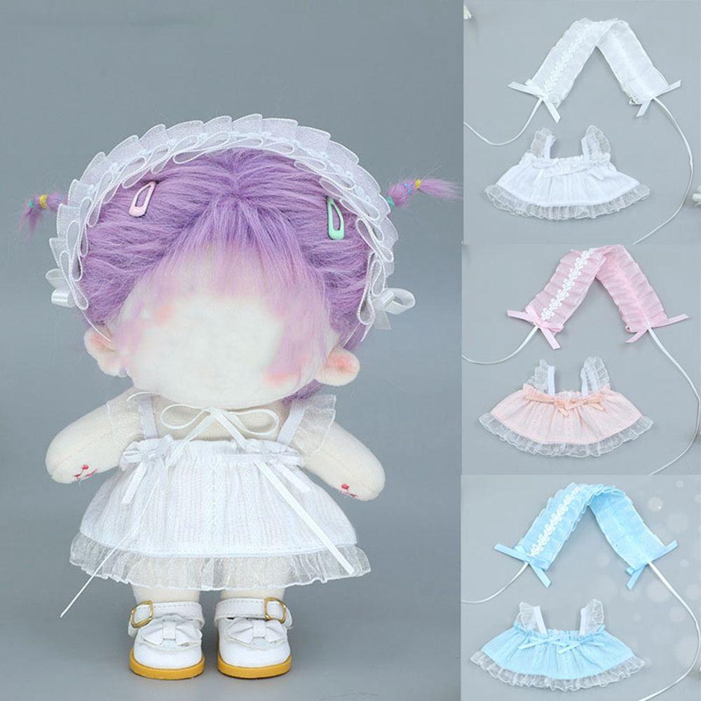 1 Bộ Quần Áo Búp Bê 20cm Bằng Cotton Màu Cầu Vồng Dễ Thương Chất Lượng Cao