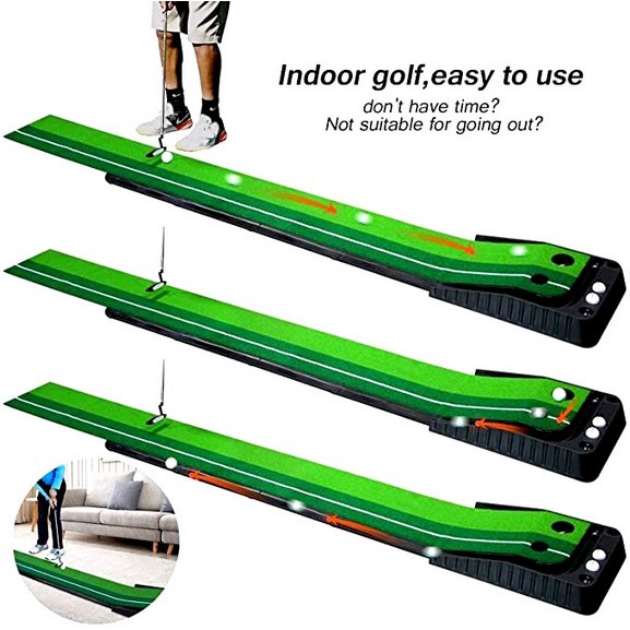 New 2022 - FULL Bộ tập cơ bản cho người chơi GOLF (COMBO 02 sản phẩm Thảm PUTT + Gậy GOLF) - Hàng nhập khẩu loại 1