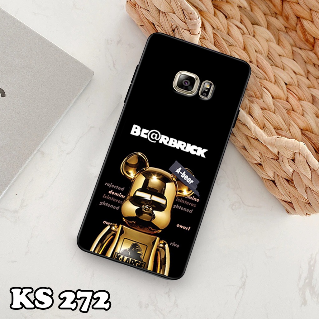 Ốp lưng Samsung S6 - Samsung S6 Edge - Samsung S6 Edge+ - Ốp in hình Gấu B.Ŗİ.ÇK - Lưng nhám viền TPU cao cấp