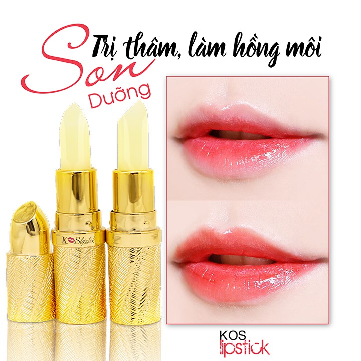 Son dưỡng môi K'S Lipstick son dưỡng không màu dưỡng ẩm cho môi luôn mềm mại - N.A.G