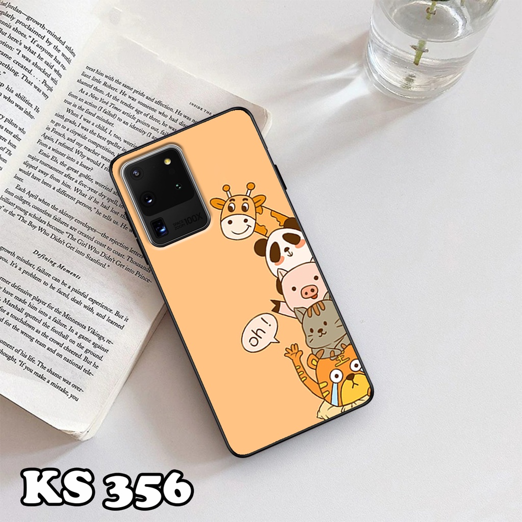 Ốp lưng Samsung S20 - S20 Plus - S20 Ultra - S2- FE - Ốp Samsung in hình Cat&amp;Bear - Chất liệu TPU siêu bền