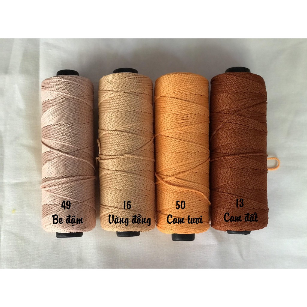 Sợi dệt cotton lõi đen Craft Yarn 180gr