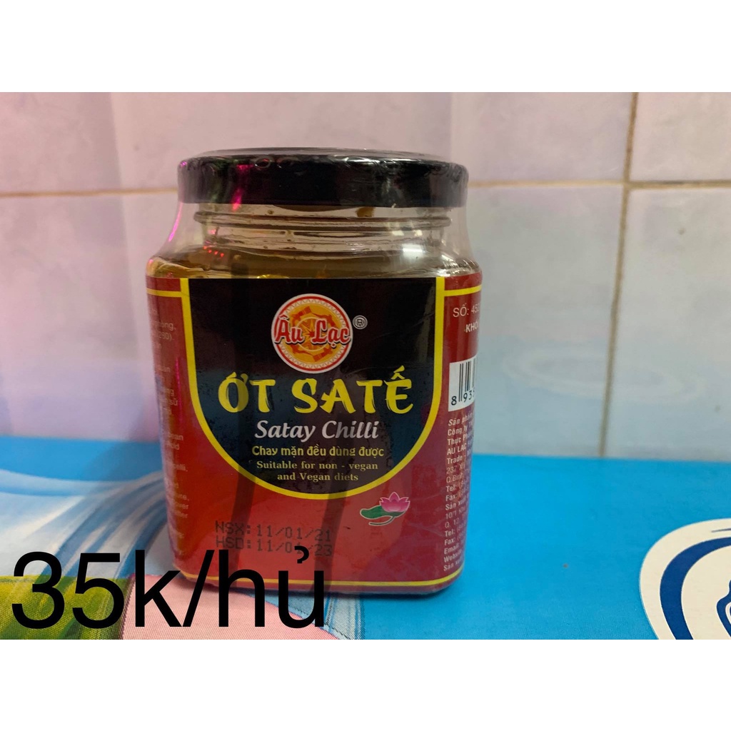 Ớt Sa Tế Chay - Hủ 100g