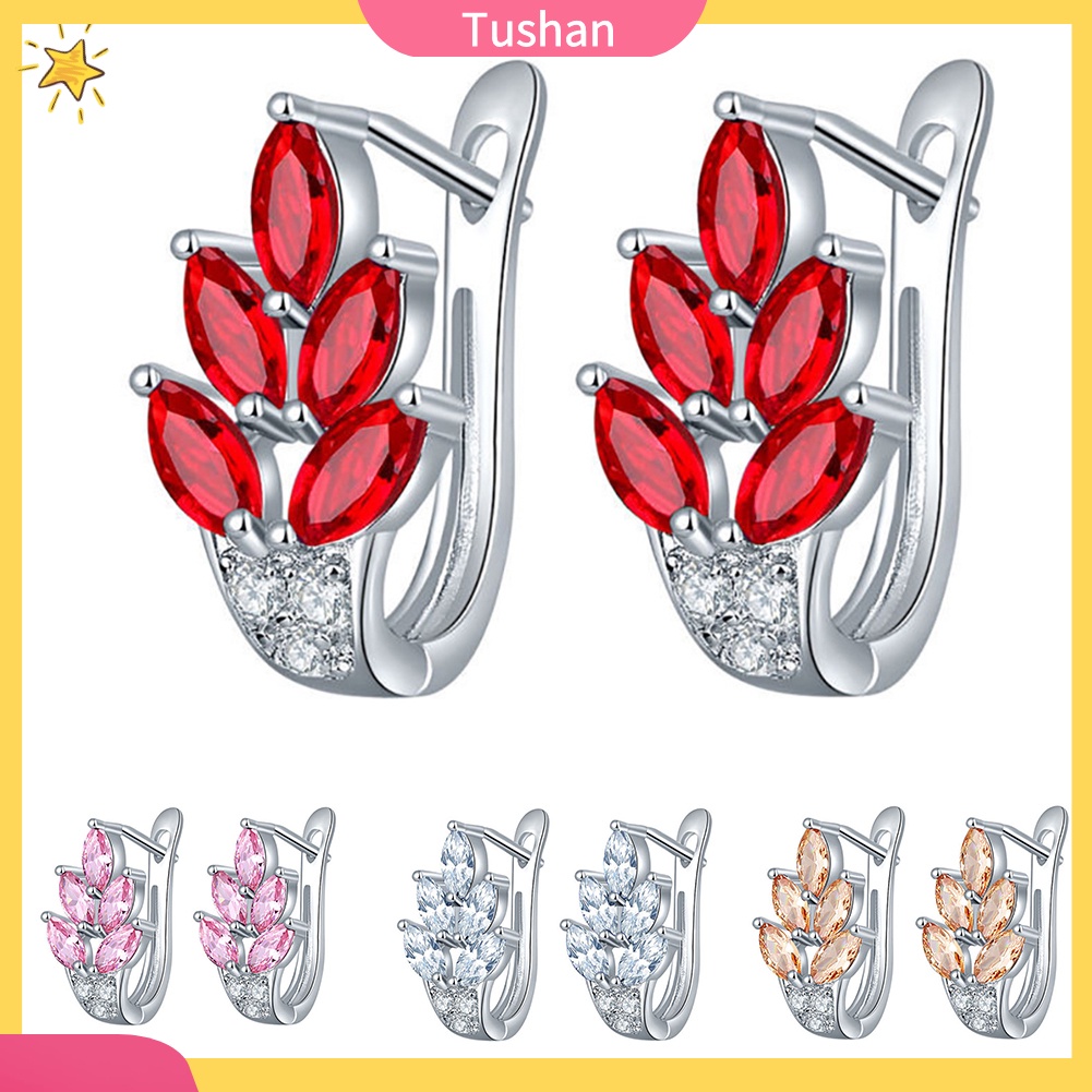 Bông Tai Đính Đá Thời Trang Nữ Tính