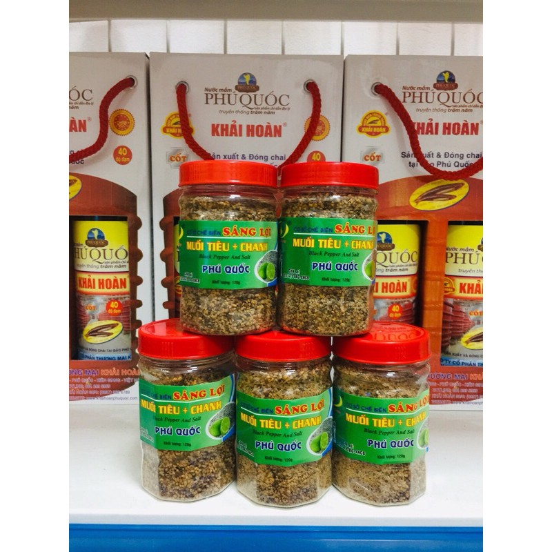 Muối tiêu chanh SÁNG LỢI 120gr