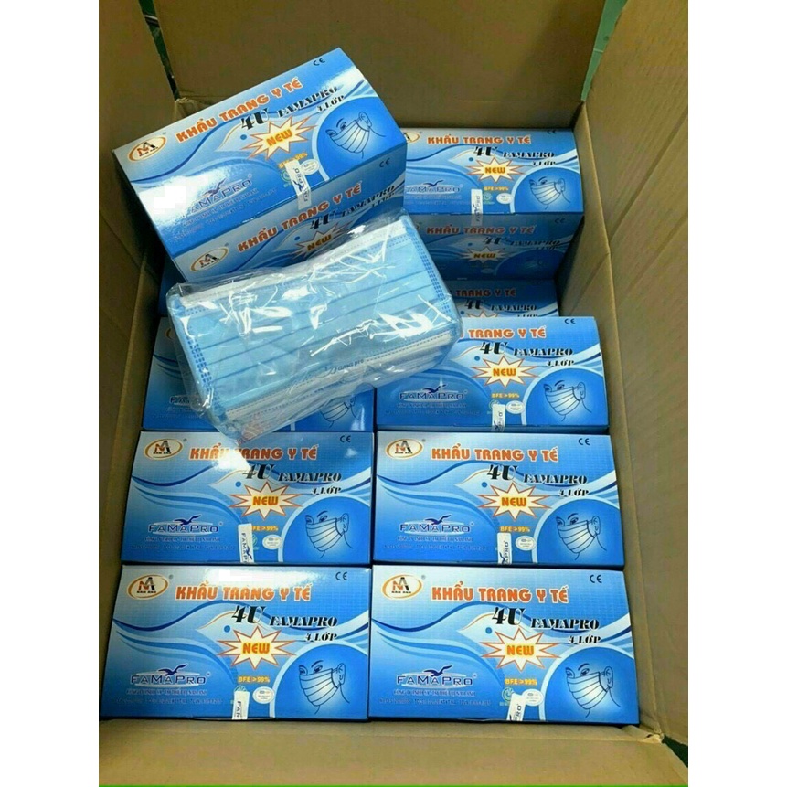 Khẩu trang y tế Nam Anh 4 lớp