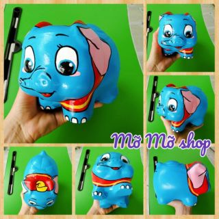 Heo đất voi con Dumbo - heo đất handmade