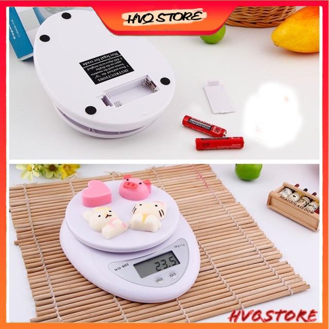 Cân điện tử Mini Electronic kitchen Bo5 kèm pin