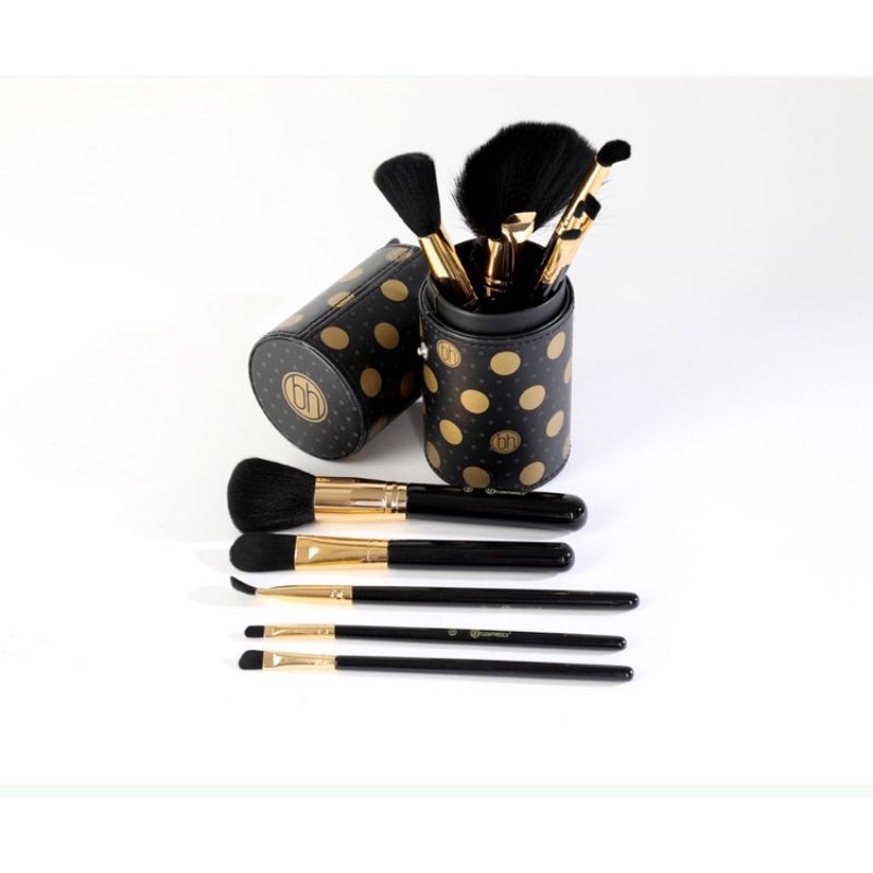 Bộ cọ trang điểm 11 cây Bh Cosmetics dot collection, black a dot make up cá nhân