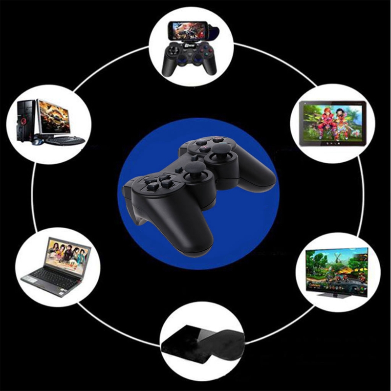 Bộ Điều Khiển Chơi Game Không Dây 2.4g+micro Usb Otg Cho Ps3 Android Tv Box