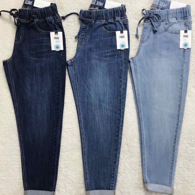Quần jeans. Nữ baggy lưng thun mới SiZe ; 26-30 Giá; 250k C-N