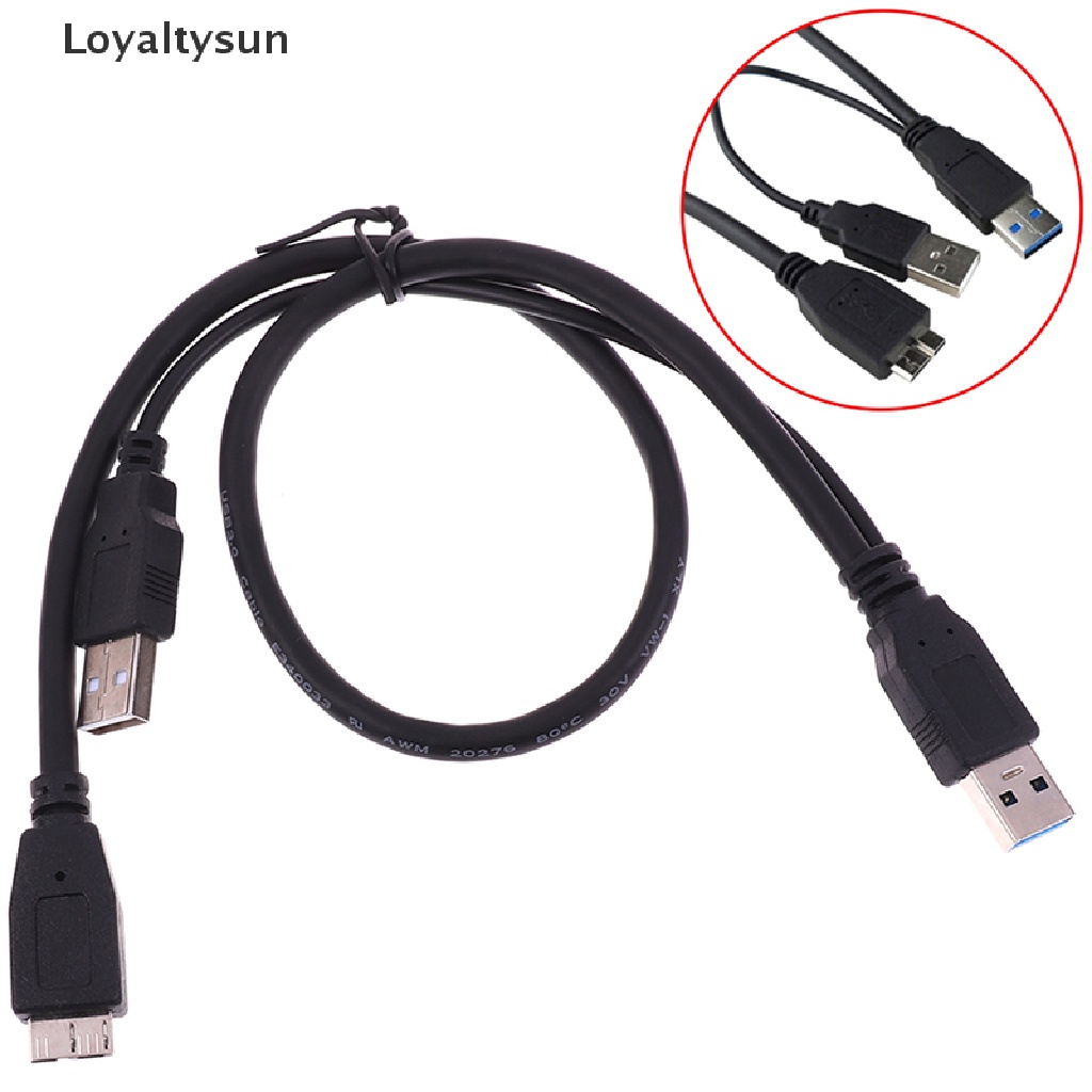 Cáp chuyển đổi USB 3.0 A sang Micro USB 3.0 B hình chữ Y