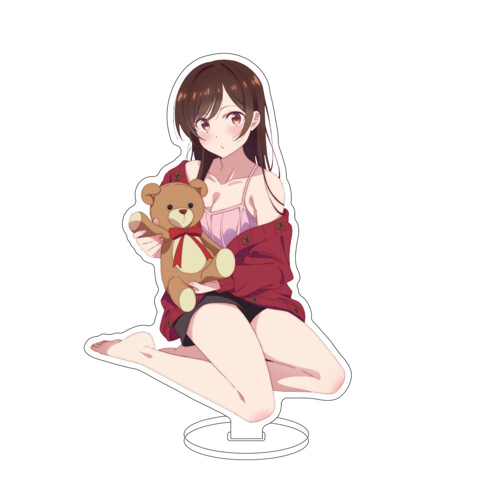 Standee DỊCH VỤ THUÊ BẠN GÁI Kanojo, Okarishimasu ver SEXY acrylic standee anime mica chibi trang trí trưng bày mô hình