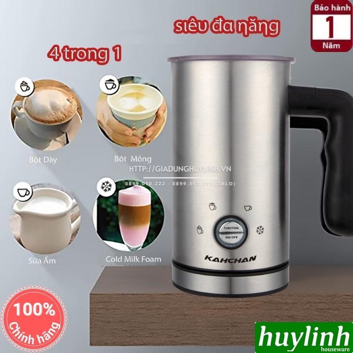 [Mã ELHAMS5 giảm 6% đơn 300K] Máy đánh sữa tạo bọt pha cacao Kahchan EP2198 - 4 chức năng - 600ml